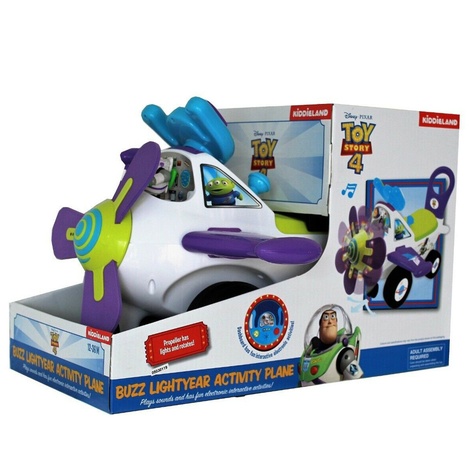 kiddieland buzz lightyear activity plane