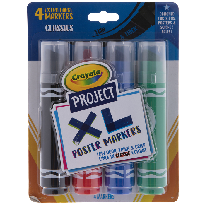 Crayola Project XL Poster Marker - Black