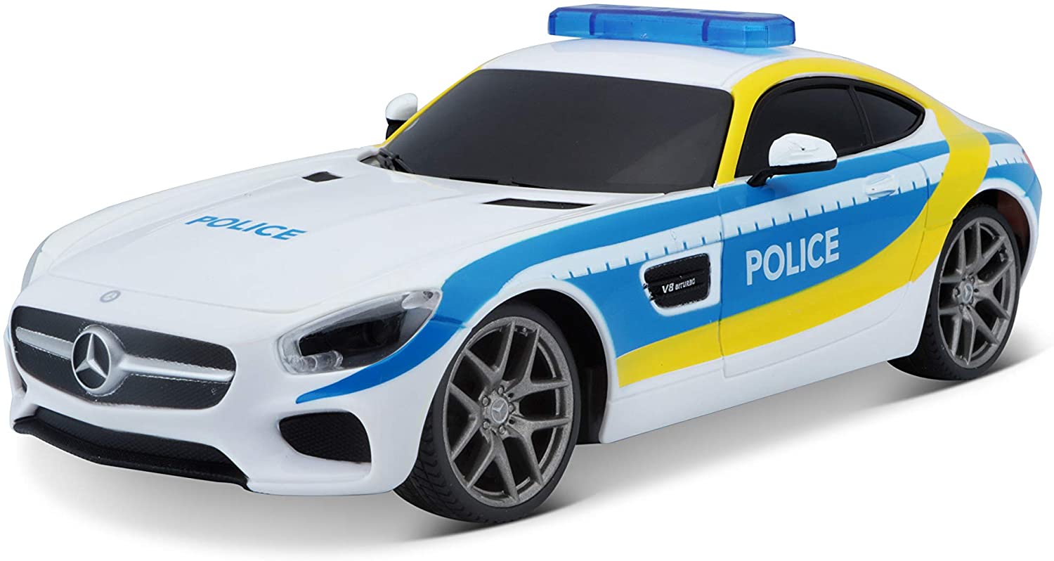 Maisto 1:24 RC Police Car Mercedes-AMG GT Gift 